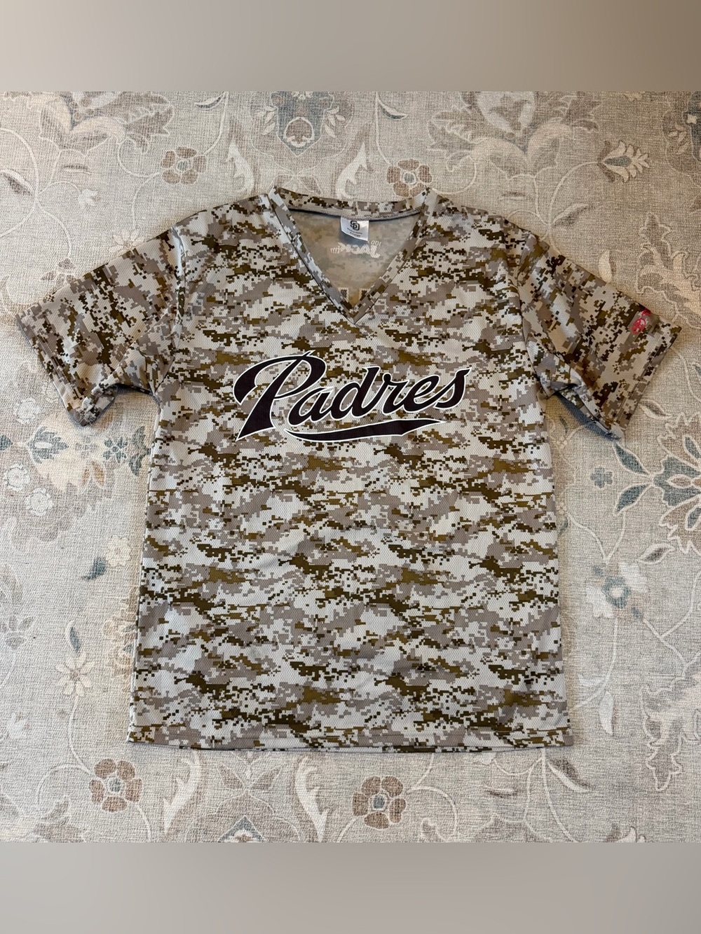 San Diego Padres Size XL Desert Camo Jersey Shirt #34 Andrew Cashner Promo SGA